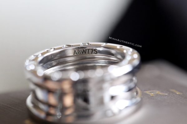 Bvlgari B.Zero1 3-Band 18k White Gold Ring 323530