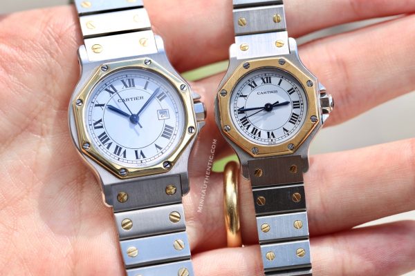 Cartier Santos Octagon Automatic 30mm 18k Gold/Steel