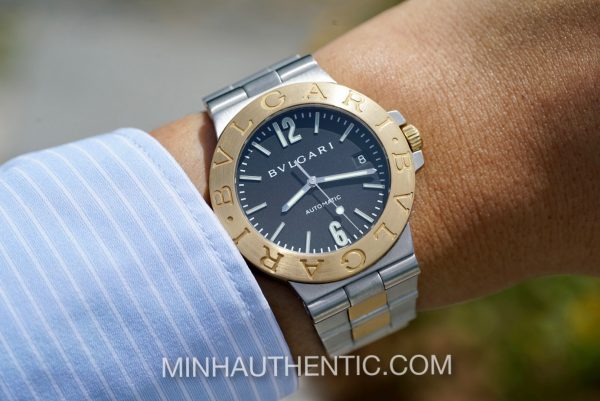 Bvlgari Diagono Automatic 18k Gold/Steel LCV 38 SG
