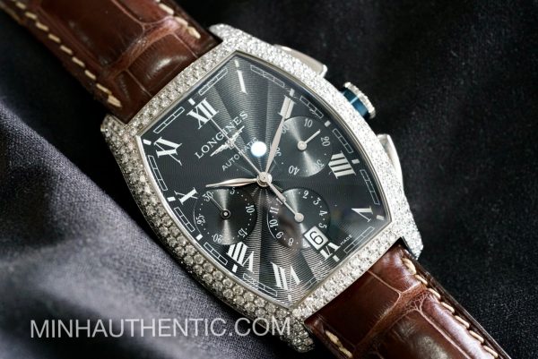 Longines Evidenza Chronograph Diamond Black L2.643.0.51.4