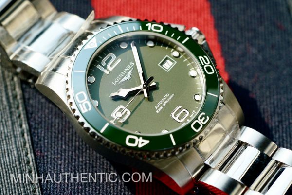 Longines Hydroconquest Ceramic 41mm Green L3.781.4.06.6