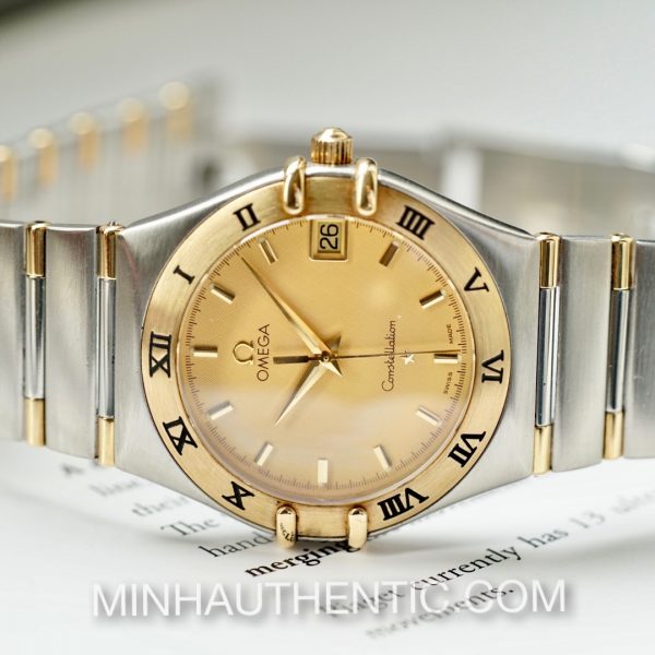 Omega Constellation quartz 18k Gold/Steel 1312.10.00
