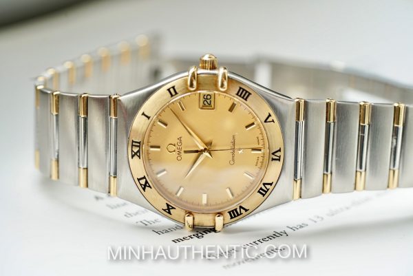 Omega Constellation quartz 18k Gold/Steel 1312.10.00