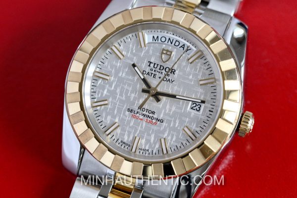 Tudor Classic Date-Day Automatic 18k Gold/Steel 23013