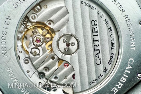 Cartier Calibre 18k Rose Gold/Steel W7100039