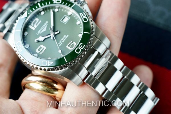 Longines Hydroconquest Ceramic 41mm Green L3.781.4.06.6