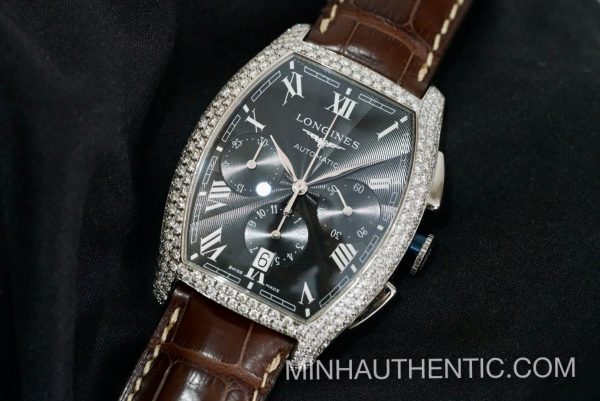 Longines Evidenza Chronograph Diamond Black L2.643.0.51.4