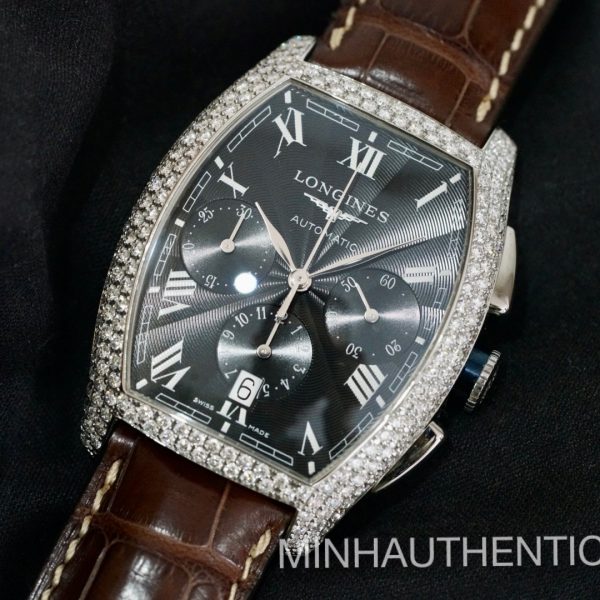 Longines Evidenza Chronograph Diamond Black L2.643.0.51.4