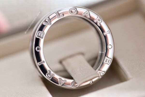 Bvlgari B.Zero1 3-Band 18k White Gold Ring 323530
