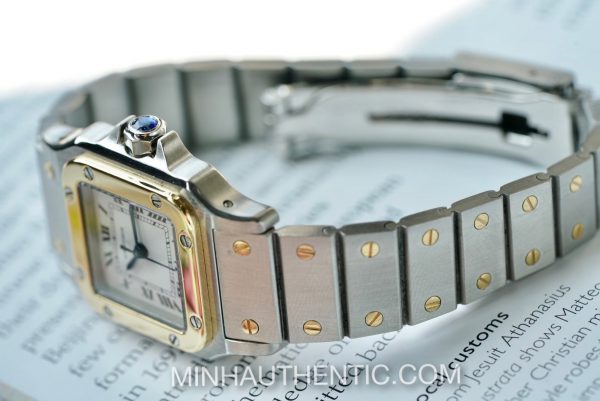 Cartier Santos Carrée Automatic 18k Gold/Steel