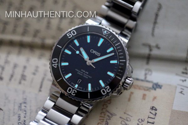 Oris Aquis Date 39.5mm Blue 01 733 77324135-07 8 21 05PEB
