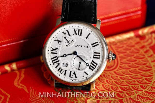 Cartier Rotonde 8 Days 18k White Gold W1556202 3324
