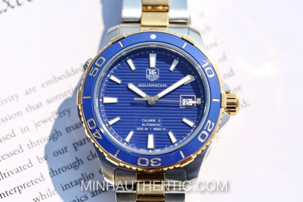TAG Heuer Aquaracer Automatic 18k Gold/Steel Ceramic WAK2120.BB0835