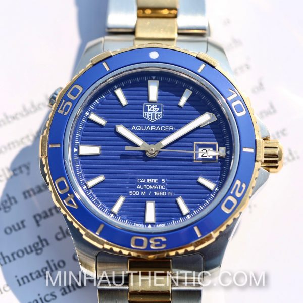 TAG Heuer Aquaracer Automatic 18k Gold/Steel Ceramic WAK2120.BB0835