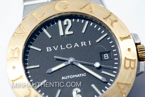 Bvlgari Diagono Automatic 18k Gold/Steel LCV 38 SG