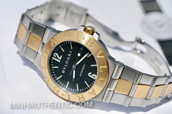 Bvlgari Diagono Automatic 18k Gold/Steel LCV 38 SG