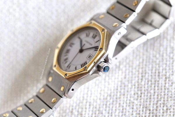 Cartier Santos Octagon Automatic 30mm 18k Gold/Steel