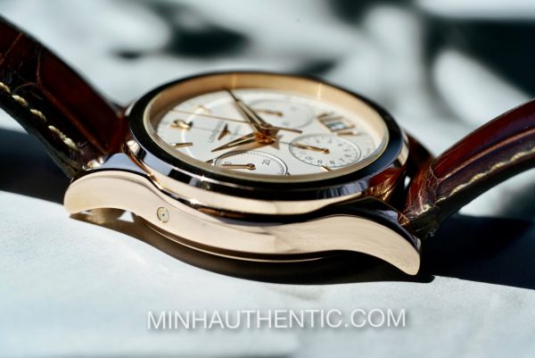 Longines Heritage Chronograph 18k Rose Gold L2.742.8.76.2
