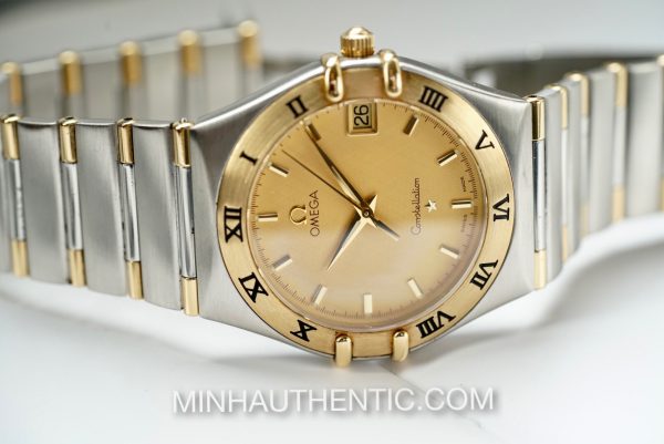 Omega Constellation quartz 18k Gold/Steel 1312.10.00