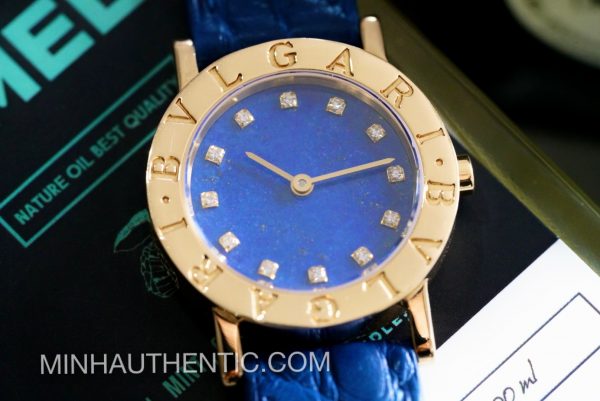 Bvlgari BVLGARI.BVLGARI Lapis Lazuli Diamond 18k Gold BB 26 DGL