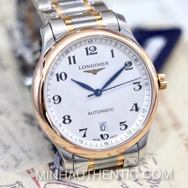Longines Master 38.5mm 18k Rose Gold/Steel L2.628.5.79.7