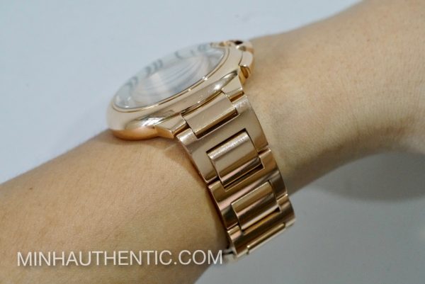 Cartier Ballon Bleu Chronograph 18k Rose Gold W6920010 (ref. 3107)
