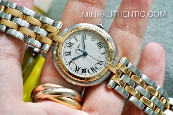 Cartier Panthere Vendome 2-row 18k Gold/Steel