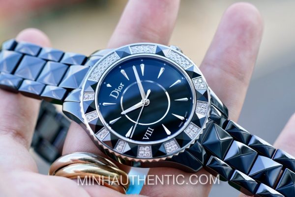 Dior VIII Place Vendome Black Ceramic Diamond CD1241E0C001