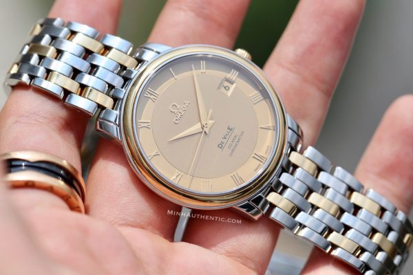 Omega De Ville Prestige Co-Axial Chronometer 18k Gold/Steel 4374.11.00