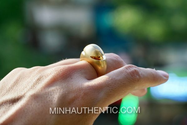 Bvlgari Cabochon 18k Gold Ring