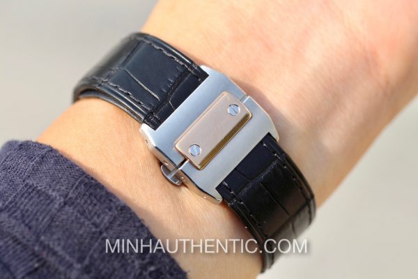 Cartier Santos 100 Medium 18k Rose Gold W20107X7