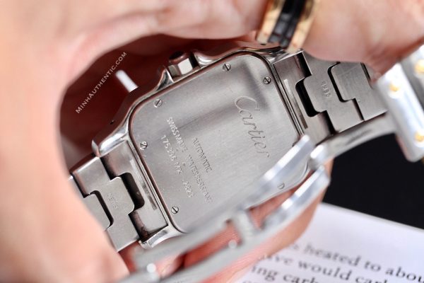 Cartier Santos Galbee XL 2823 18k Gold/Steel W20099C4