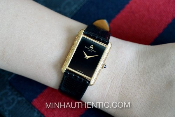 Baume Mercier Tank 18k Gold