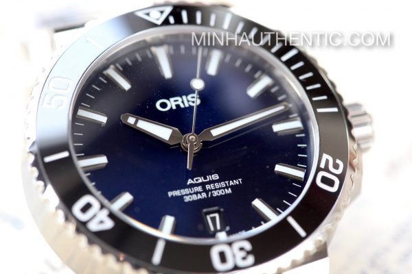 Oris Aquis Date 39.5mm Blue 01 733 77324135-07 8 21 05PEB