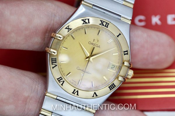 Omega Constellation quartz 18k Gold/Steel 1312.10.00