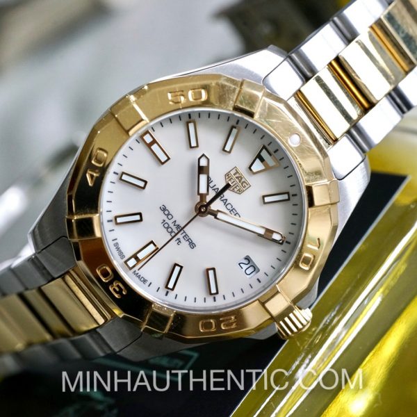 Tag Heuer Aquaracer Ladies 18k Gold/Steel MOP WBD1320.BB0320