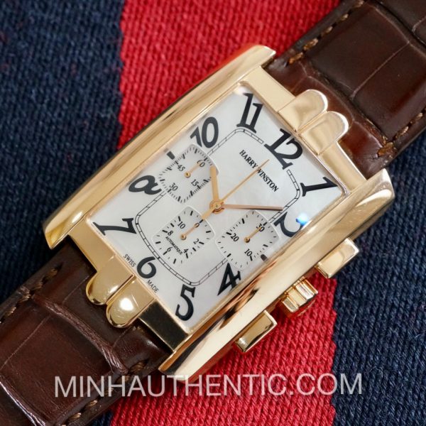 Harry Winston Avenue Chrono 18k Rose Gold 330/MCA