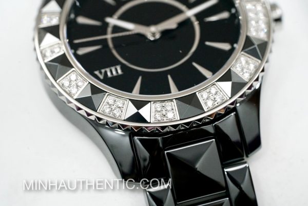 Dior VIII Place Vendome Black Ceramic Diamond CD1241E0C001
