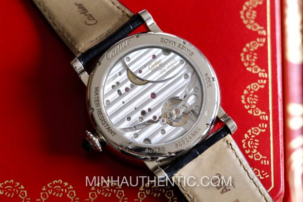 Cartier Rotonde 8 Days 18k White Gold W1556202 3324