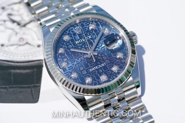 Rolex Datejust 36mm 126234-0011 Blue Diamond Dial