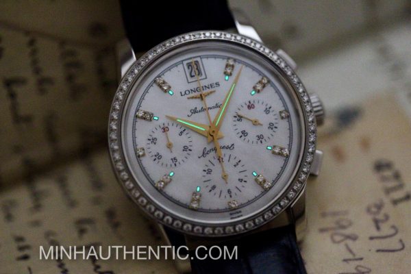 Longines Conquest Chronograph Diamond/MOP L1.141.0.87.3