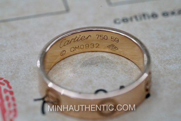 Cartier LOVE ring 18k Rose Gold