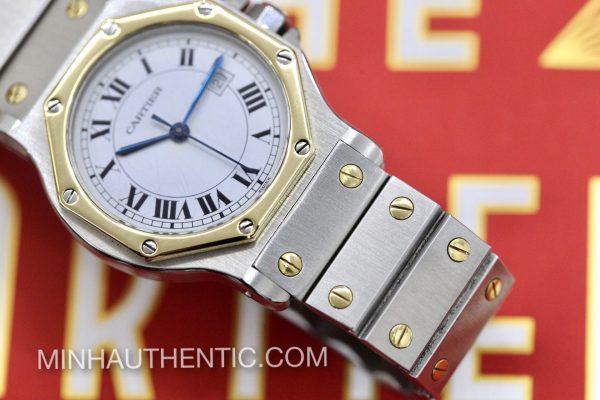 Cartier Santos Octagon Automatic 30mm 18k Gold/Steel