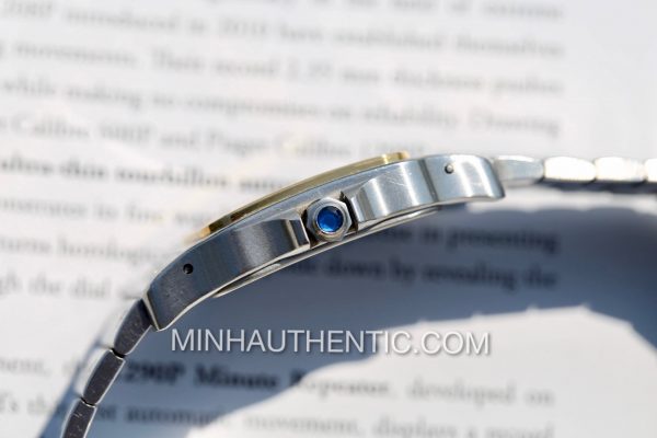 Cartier Santos Galbee XL 2823 18k Gold/Steel W20099C4