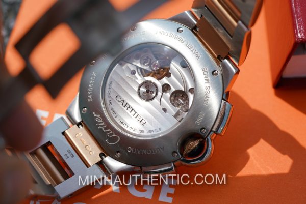 Cartier Ballon Bleu Chronograph 18k Rose Gold/Steel W6920075