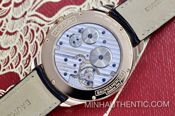 BAUME MERCIER CLIFTON 18K ROSE GOLD M0A10060
