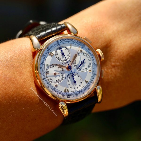 Chronoswiss Klassik Chronograph 18k Rose Gold CH7401R