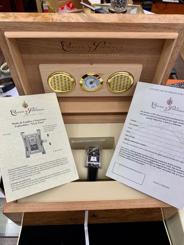 Cuervo y Sobrinos Esplendidos Dual Time 2451.1CT-LBR