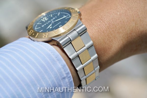 Bvlgari Diagono Automatic 18k Gold/Steel LCV 38 SG