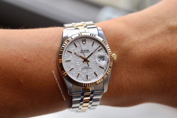 Tudor Prince Date 18k Gold/Steel 74033-0018